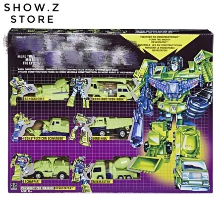 

[Show.Z Store] 4th Party G1 Constructicon Devastator 6 Figures Set Transformation Action Figure