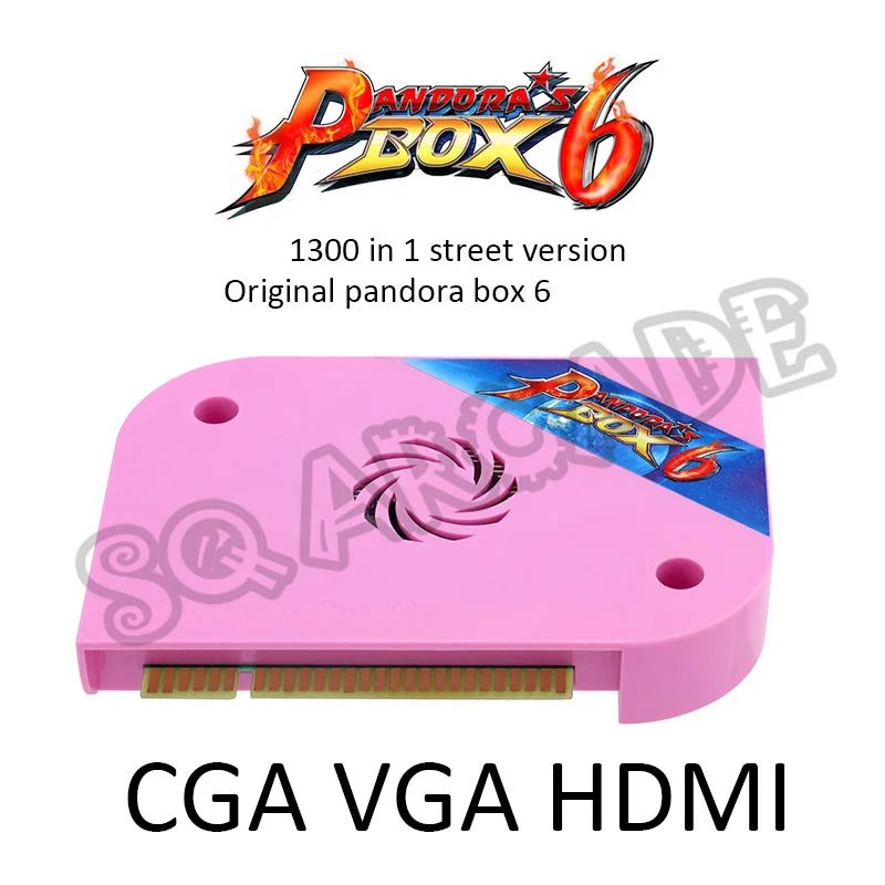 pandora's box 6 pandora box 6 1300 в 1 Аркадный Игровой картридж JAMMA, разные игры доска CGA выход VGA HDMI