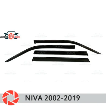 

Window deflector for Chevrolet Niva 2002-2019 rain deflector dirt protection car styling decoration accessories molding