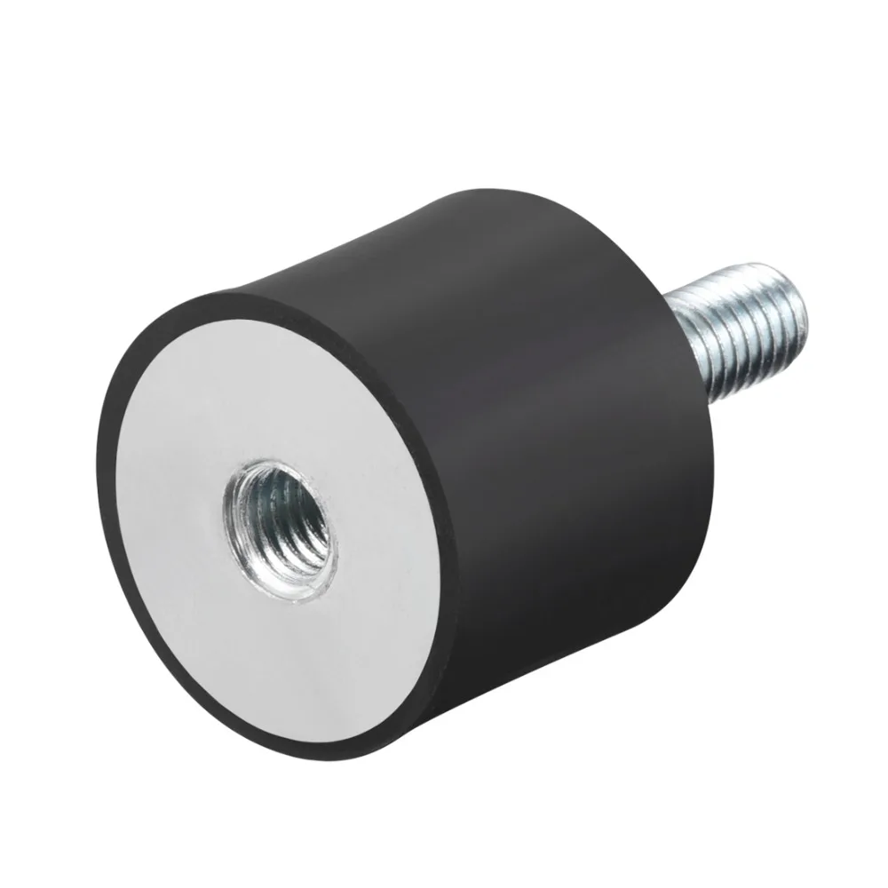 

UXCEL 1PCS Rubber Mounts Vibration Isolators Cylindrical Shock Absorber with Studs for Bicycle Air Compressors Enginers Dowel