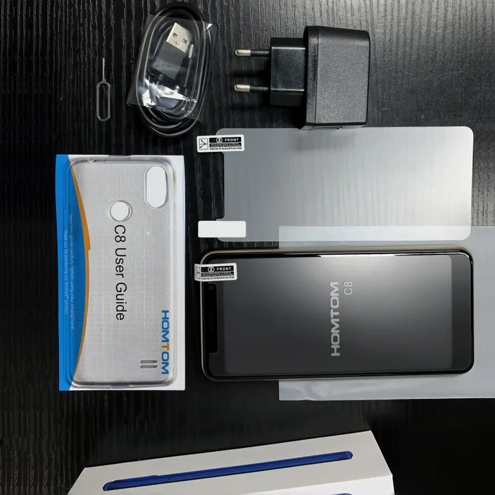 Оригинал HOMTOM C8 4G 5 ''Android 8 1 MTK6739 4 ядра 3 GHz2GB RAM 16GB ROM 13.0MP смартфон отпечатков