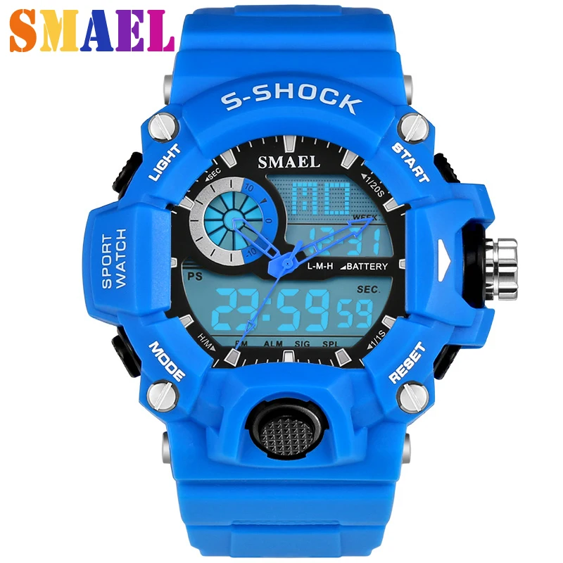 

2018 Watch S Shock Military Sports Watches Men Alarm 50M Waterproof Watch LED Back Light Digital Wristwatches Relogio Masculino