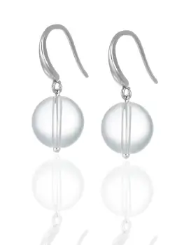 

Earrings with rock crystal