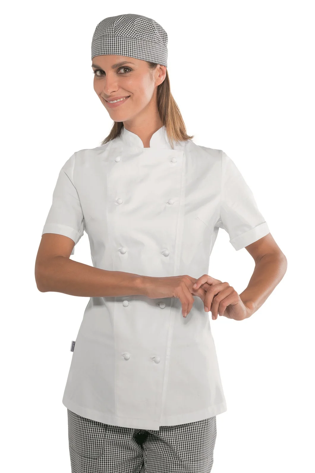 Lady chef. Спецодежда кондитера. Поварская одежда женская. Костюм повара женский. Спецодежда для поваров женская.