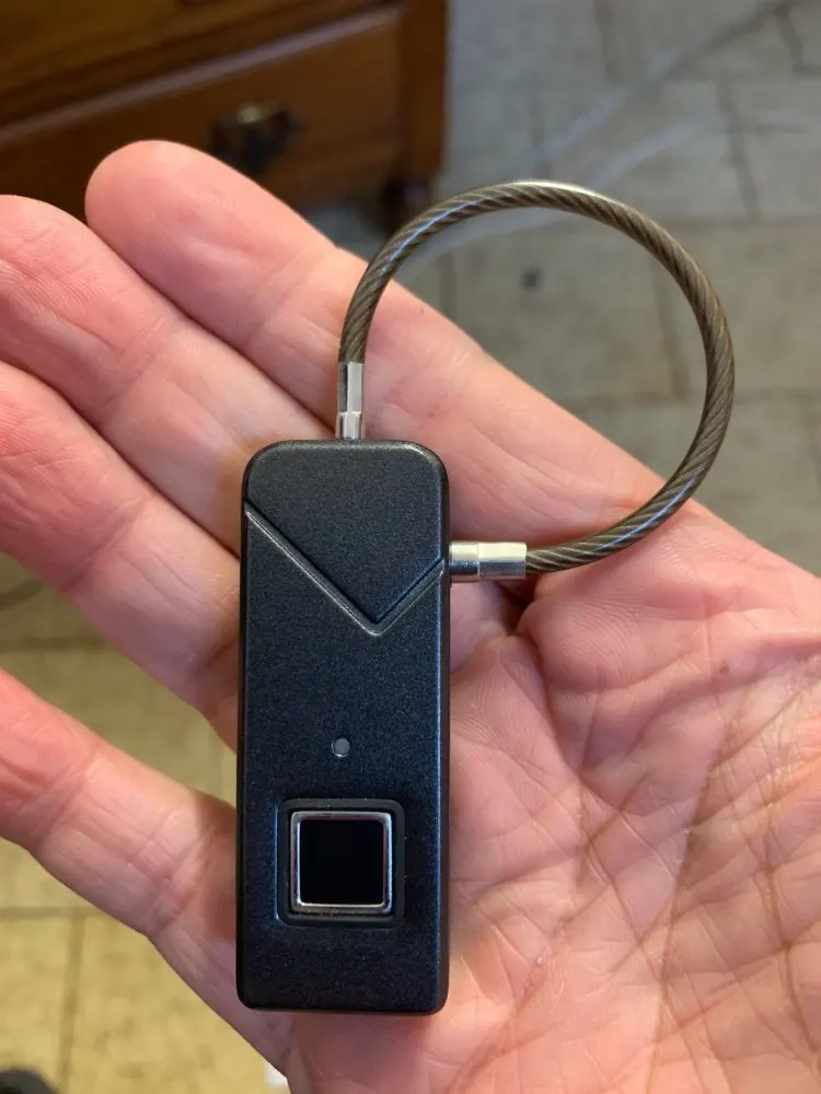 Fingerprint Sensor Lock Smart Padlock Life Changing Products