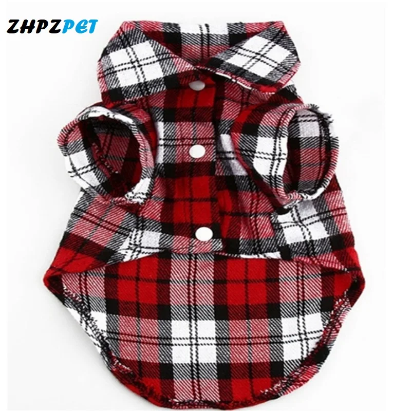 Летняя одежда ZHPZPET для маленьких собак Модная хлопковая футболка кошек и жилет