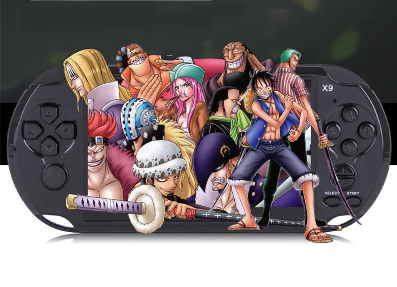 Handheld game console X9 5 inch large screen high-definition 10000 nes games 8GB genuine security