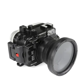 

SeaFrogs 40m/130ft Underwater Camera Housing For Canon EOS M6 (18-55MM) Lens