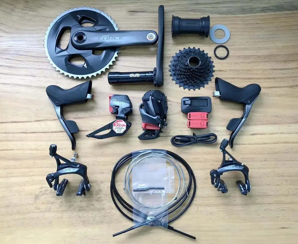 SRAM Force этап AXS C тормозом 2x12 Скорость дорожный велосипед указано 48/35 T 46/33T 170 или 172 5