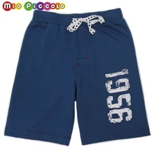 Легкий удобный вязать Шорты для мальчика с эластичной лентой, шнурок на талии