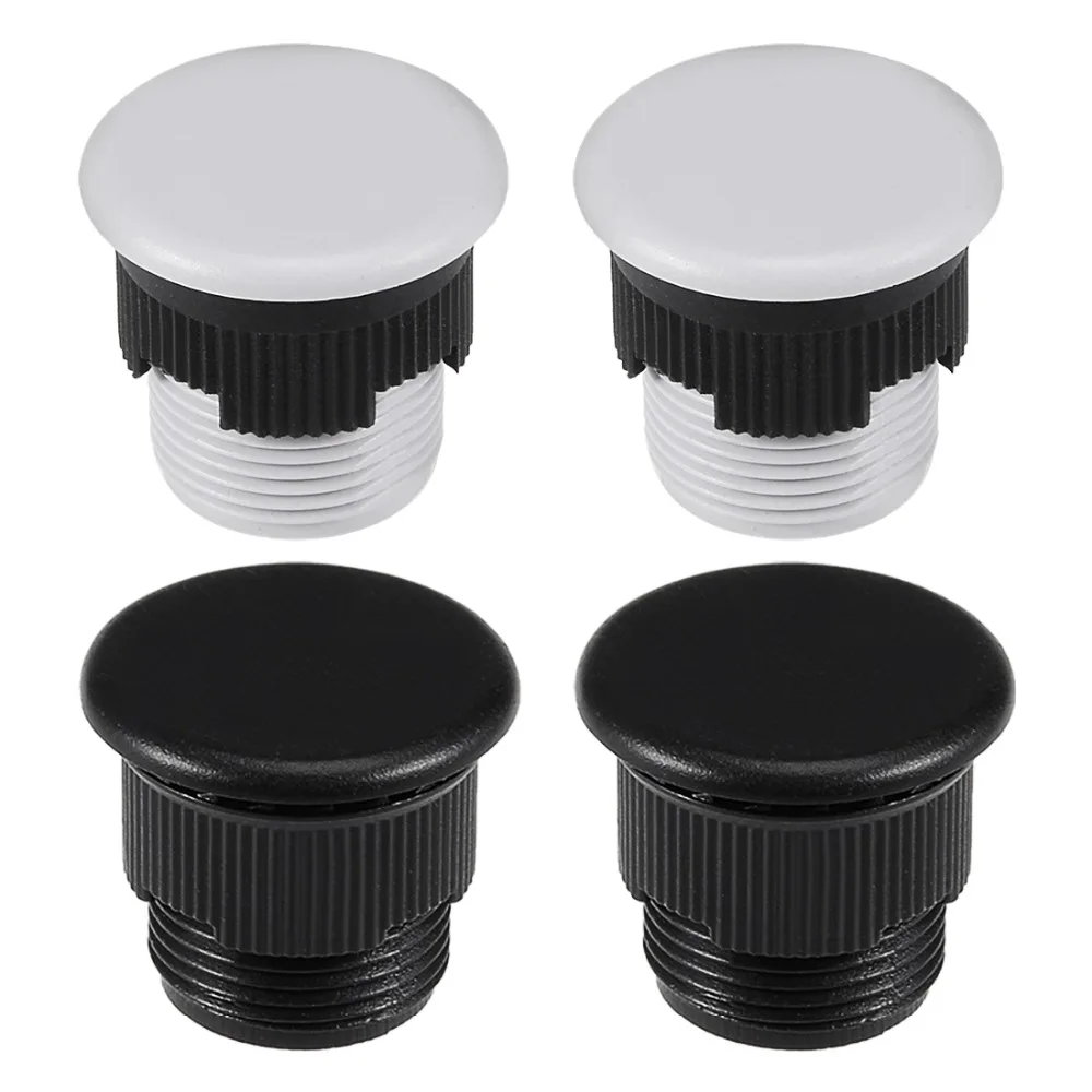 

UXCELL 4Pcs Black Gray Plastic Push Button Switch Hole Panel Plug For 16mm / 0.63-inch Push Button Switch Reserved Hole Switch