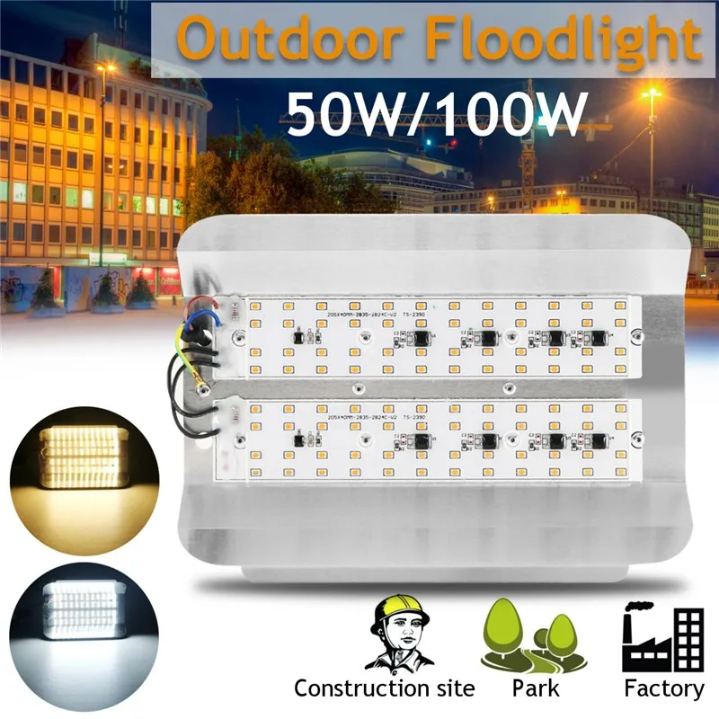 

Mising LED Flood Light 50W Projector IP65 Searchlight WaterProof 220V FloodLight Outdoor LED 100W Lighting 30W Wall Light