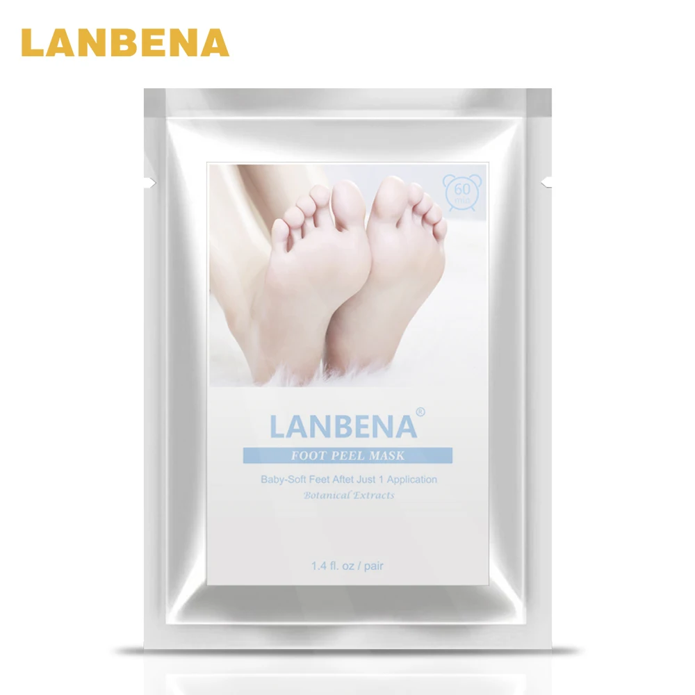 LANBENA маска для ног PeelingRenewal педикюр пилинг удаления омертвевшей кожи гладкие