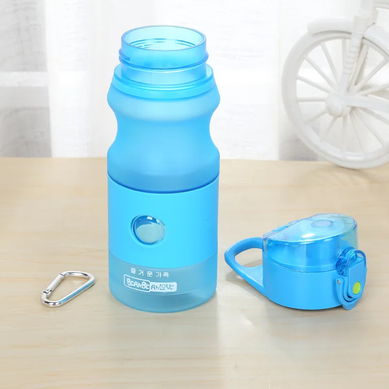 5 цветов креативные бутылки для воды с веревкой вместительная бутылка для воды пространство портативные спортивные бутылки для воды походные с пластиковым крюком бутылки