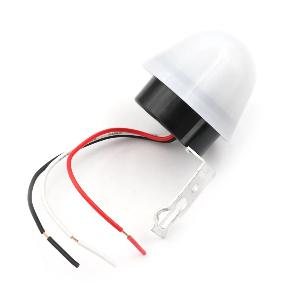 

Automatic Auto On Off Photocell street Light Switch DC AC 220V 50-60Hz 10A Photo Control Photoswitch Sensor Switch