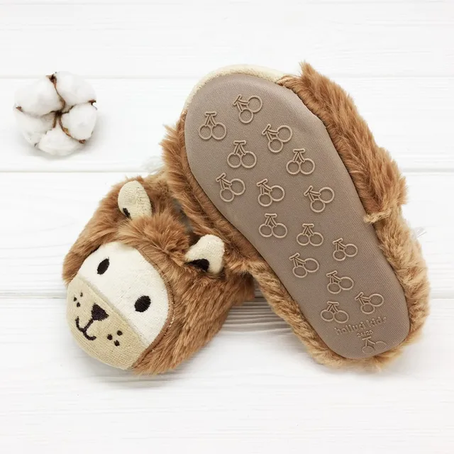 Детские тапочки Halluci "Liony" с фоном