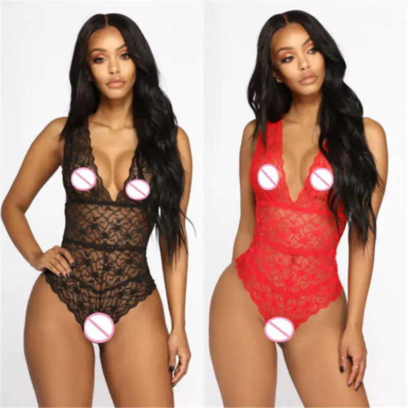 

Meihuida Casual Women V Neck Lace Up Bandage Bodysuit 2018 Leisure Female High Qauality Girl Comfort Nightwear Bodysuit Dropship