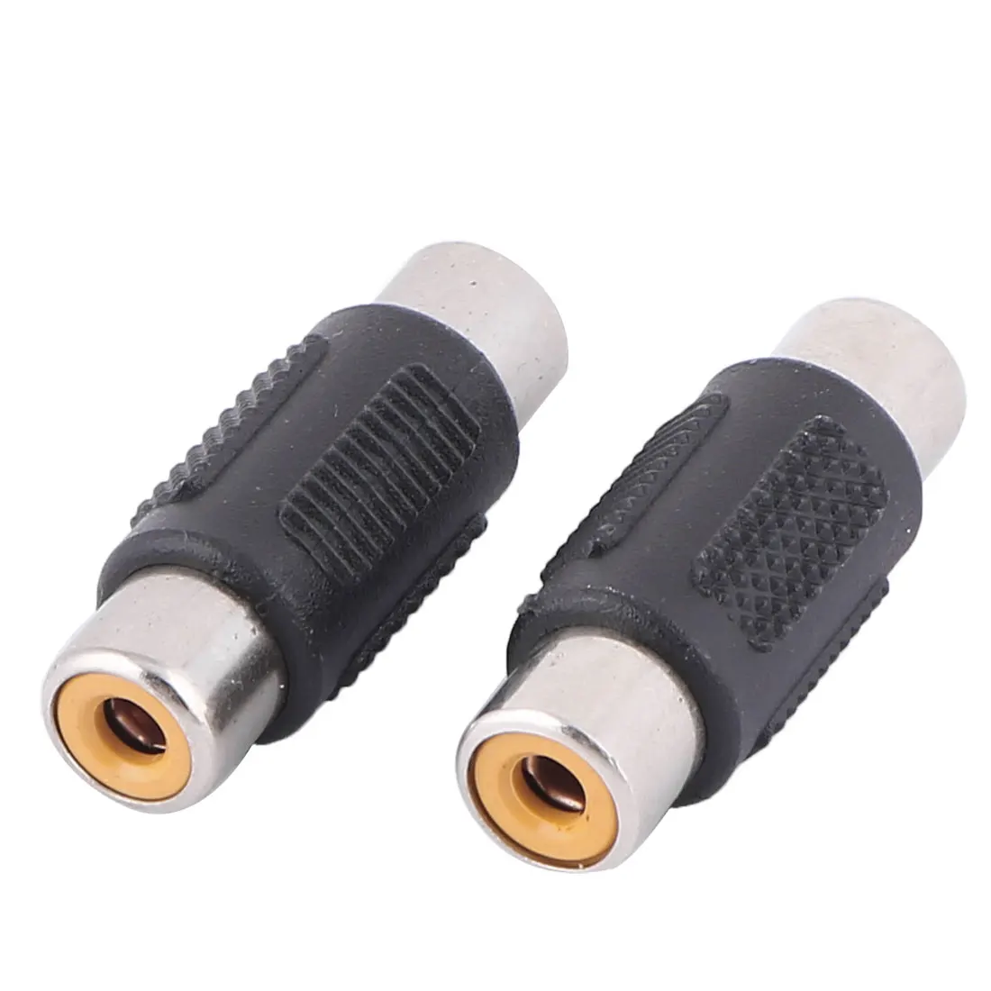 UXCELL 2 Pcs Rca Av Female To Female Plug Speaker Cables Adaptersin