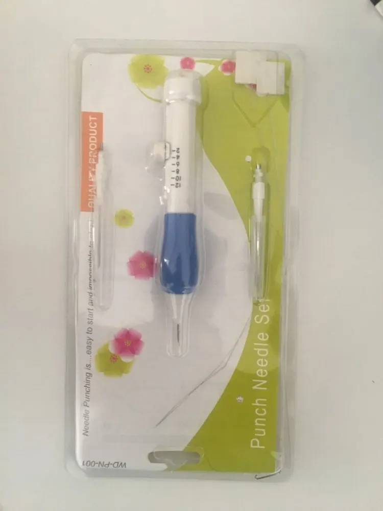 ISHOWTIENDA DIY Crafts Magic Embroidery Pen with Needle