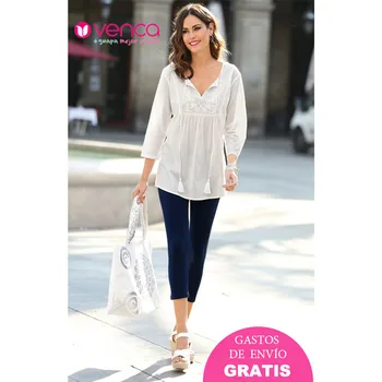

Venca Legging Seamless Woman Point Smooth Elastic Authentic Basic Classic without Soft Pressing Plus Size 4 Colors