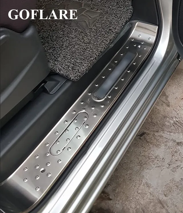 door sill strip fender covers for Nissan Serena C27 Suzuki Landy- molding trim scuff plate sills guard thresholds