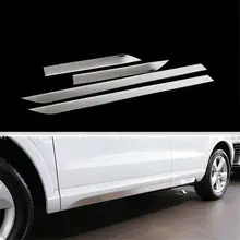 Передний бампер решетка снаружи прочный авто модифицированное дополнение охватывает наклейки ленты автомобилей тюнинговые молдинги 16 17 для Audi Q3