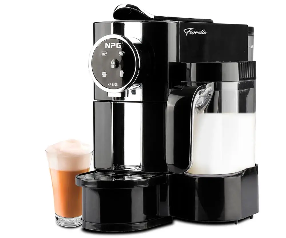 NPG NP 150B NEGRA FIORELLA CAFETERA AUTOMÁTICA CON JARRA COMPATIBLE CON  NESPRESSO|Cafeteras| - AliExpress
