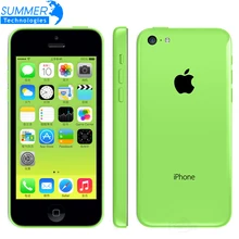 Оригинальный разблокирована iPhone 5C IOS Dual Core 16 ГБ/32 ГБ 8MP Камера 4.0 дюйм(ов) WI-FI gps 3 г сотовые телефоны