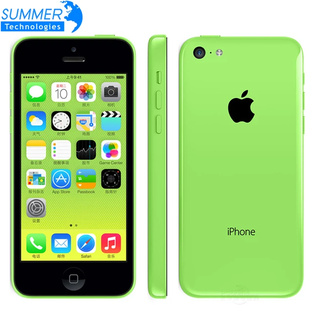 Special Offers Original Unlocked iPhone 5C iOS Dual Core 16GB/32GB 8MP Camera 4.0 inches WIFI GPS 3G Cell Phones Special Offers Original Unlocked iPhone 5C iOS Dual Core 16GB/32GB 8MP Camera 4.0 inches WIFI GPS 3G Cell Phones