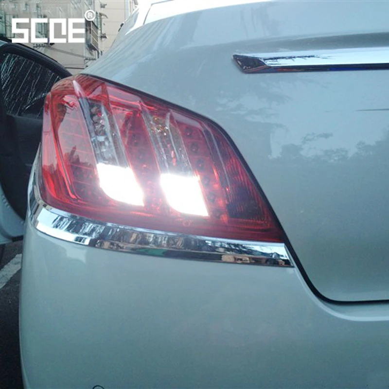 SCOE для Peugeot 206 207 307 308 406 407 507 508 автомобильный Стайлинг светодиодный светильник