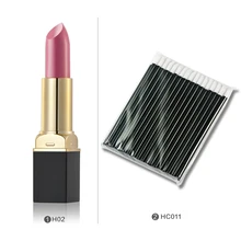 2 компл./лот 12 цветов губная помада блеск для губ 50 шт. кисти для губ водостойкая Помада красота макияж наборы