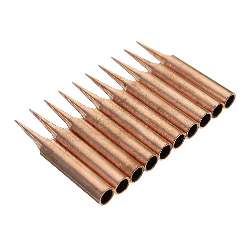10pcs/lot 900m-t-k diamagnetic copper Soldering Iron Tip lead-free solder tijeex 