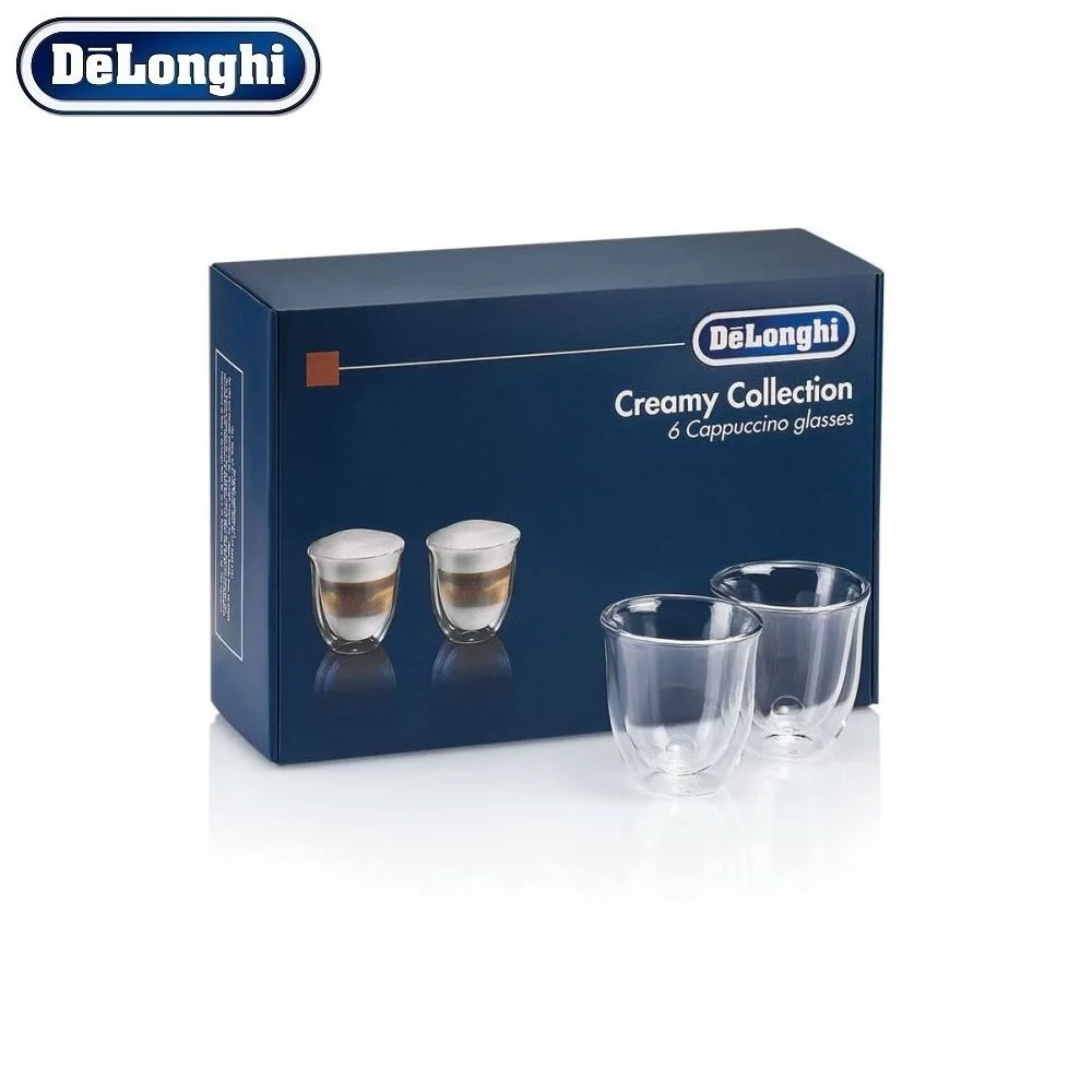 Чашки для капучино DeLonghi DLSC301 Cappucino cups, 6 шт