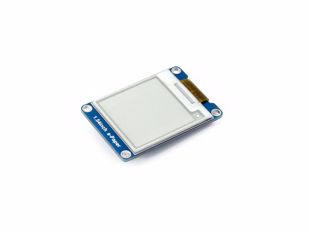 200x200, 1.54inch E-Ink display module Without PCB Communicate via SPI interface Supports various controller boards