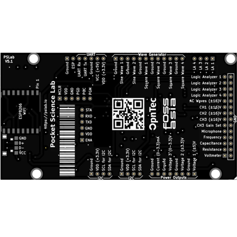 ShenzhenMaker Store Pocket Science Lab Dev Board-небольшой USB питание аппаратное расширение для измерения всех видов вещей