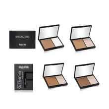 Волшебный Halo Уход за кожей лица затенение модификация Цвет и двух Цвет Контур бронзатор 4 вида цветов читая Палитры комплект Отделка Косметическая пудра