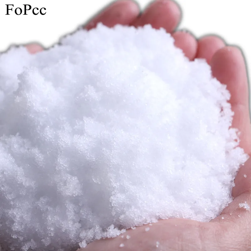 500g/Bag Artificial Snow White/Fluffy Snow Powder DIY Make New Year