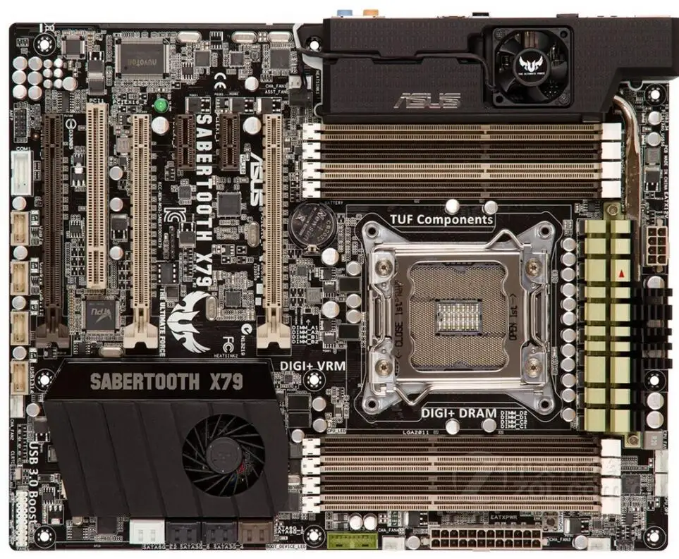 

LGA2011 For ASUS SABERTOOTH X79 Original Used Desktop for Intel X79 Motherboard DDR3