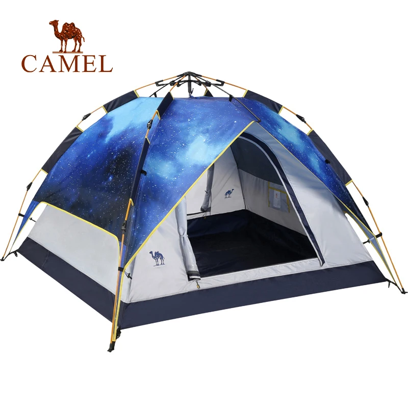 

CAMEL Starry Sky Automatic Opening Camping Tent Double Layer 4 Season Waterproof Rainproof Beach Travel Tent For 2-3 Person