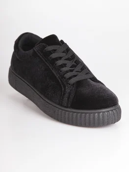 

OMS low sneakers velvet effect
