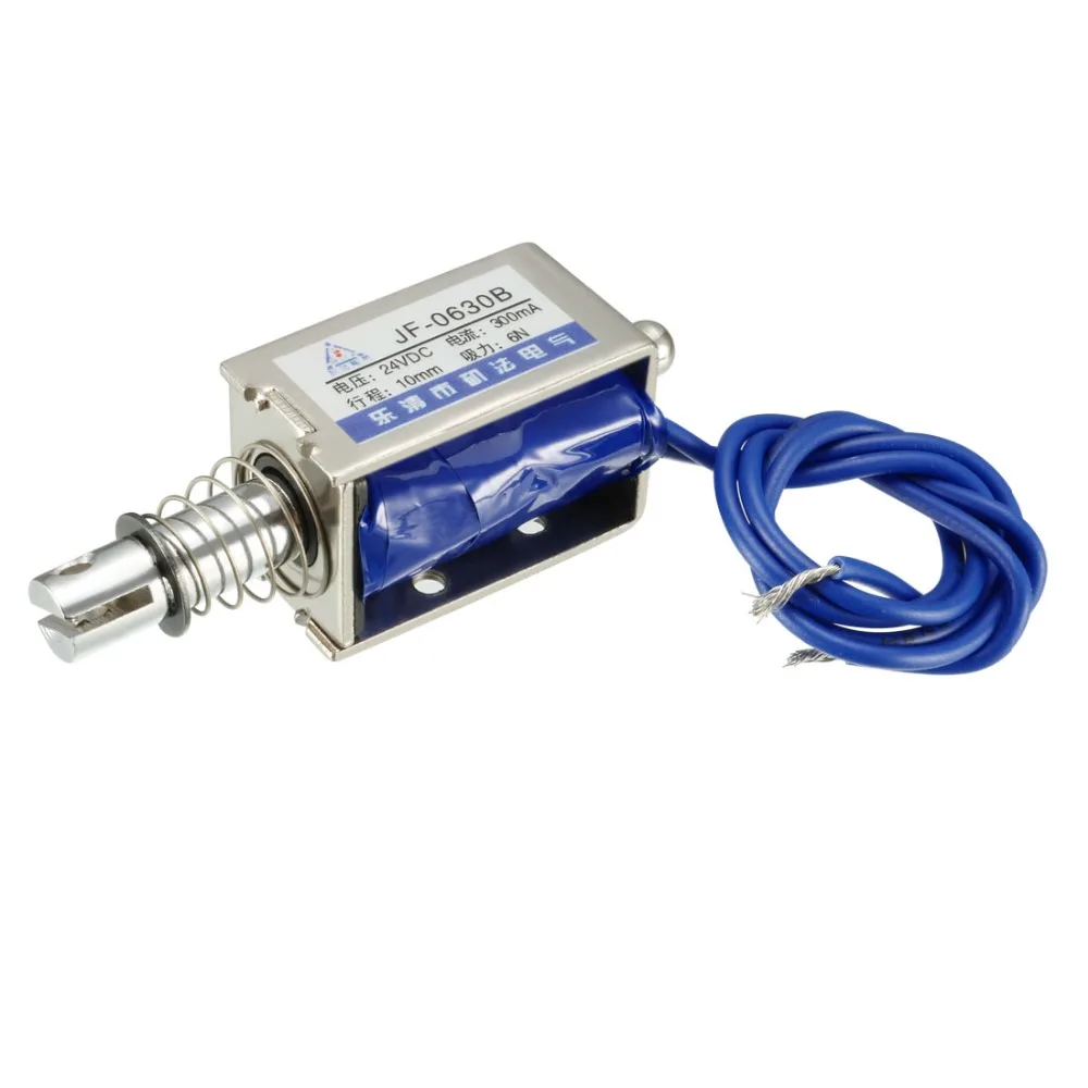UXCELL DC 6/24 В Электромагнит 300/800mA 6N 6 5/10 мм Pull Push Type открытая рамка линейный движения 1