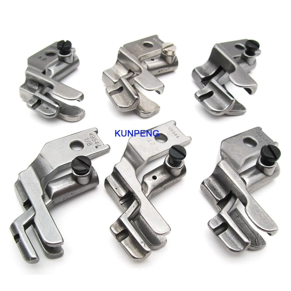 

6 PAIRS DOUBLE TOE PIPING WELTING WALKING FOOT FOR PFAFF 1245,335,545,145