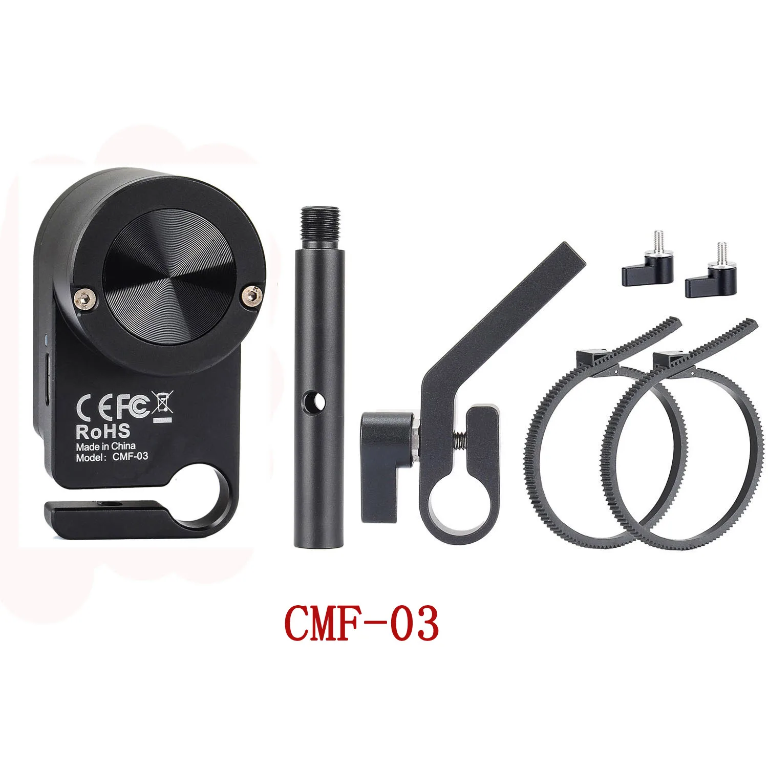 Zhiyun CMF-03 и CMF-04 трансмаунт сервопривод последующий фокус/контроллер масштабирования(Lite& Max) применимый с краном 3 лаборатории - Цвет: Черный