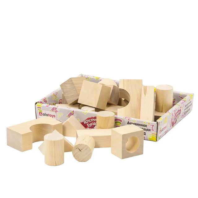 Конструктор "Городок" Alatoys K1600. Количество деталей - 23 шт.