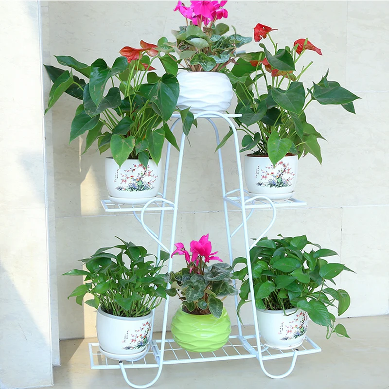 Terrasse Dekoru Balcone Rek Scaffali в Metallo A Ripiani Planten Standaard Balkon Stand Flower Balcon Plant Shelf|Полки для