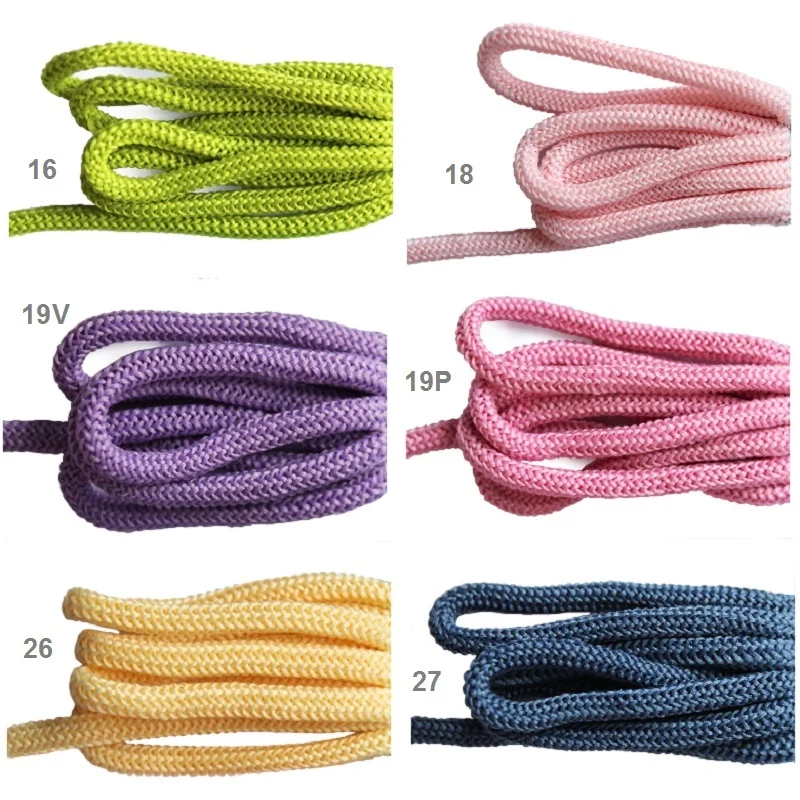 

5 mm Soft flexible Polyephire Cord without core 200 meters per roll Solid Color braided Thread Decorative DIY Sewing rope Pipe