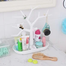 2017 New bird tree branch shape key storage rack organizer plastic storage shelving hanger for keys earring display shelf