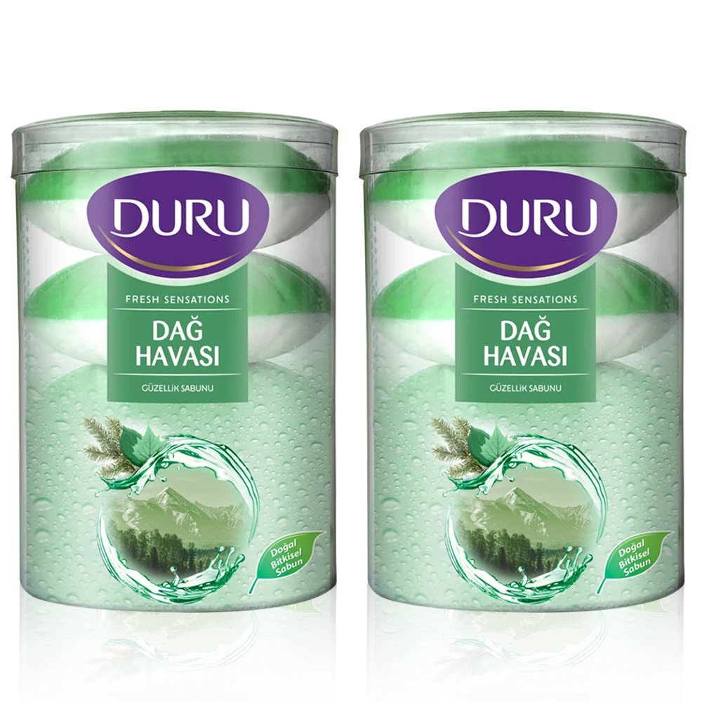 Duru Fresh Sensation горный воздух красота кусок мыла 8 880 гр 2 упаковки мыло спа скраб для
