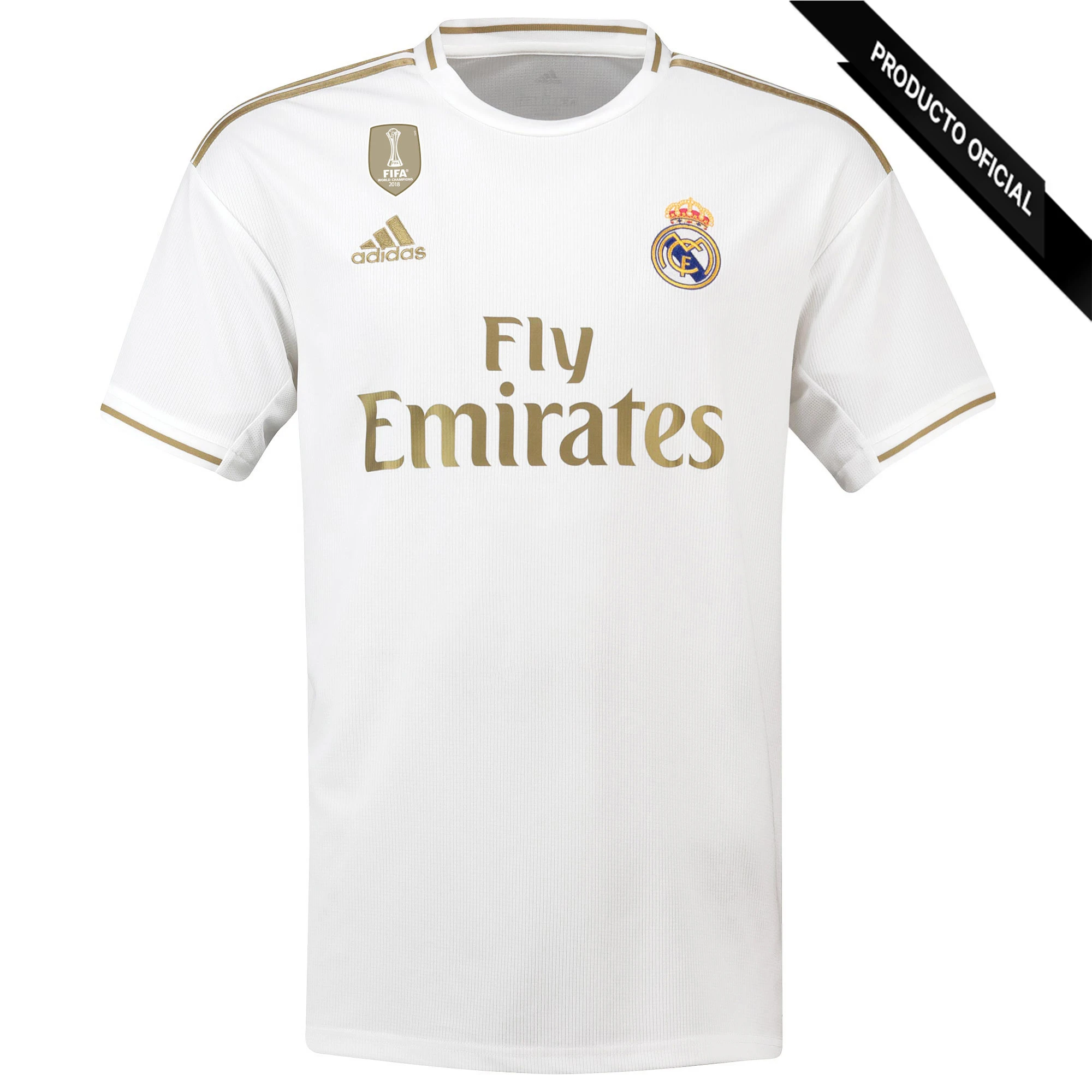 cebra prosa Componer ADIDAS Camiseta de la 1ª equipación del Real Madrid 2019 20 Color Blanco y  Oro Dorsal Hazard Futbol Ropa de Marca Oficial|Camisetas| - AliExpress