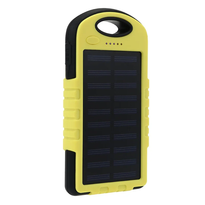 Dual USB power Bank 8000 мАч портативное водонепроницаемое солнечное зарядное устройство